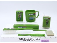 GI Joe Locker Bag W/Soap Case, Soap Brush, Comb, Toothbrush Holder & Cup