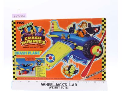 Crash Plane The Incredible Crash Dummies 1992 Tyco Vehicle NEW MISB SEALED