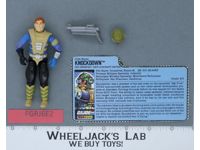 Knockdown V1 100% Complete G.I. Joe 1987 Hasbro Vintage Action Figure