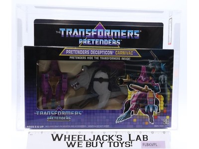 Carnivac Pretenders AFA 80+ 80/85/85 G1 Transformers TAPE SEALED NO COLOR BREAK