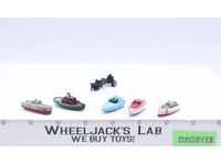 Lot of 6 Boats/Watercraft Vehicles 1988-89 Vintage Galoob Micro Machines