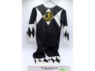 Black Mighty Morphin Power Rangers Vintage 1994 Child Sz. 7-10 Costume Cosplay