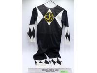 Black Mighty Morphin Power Rangers Vintage 1994 Child Sz. 7-10 Costume Cosplay