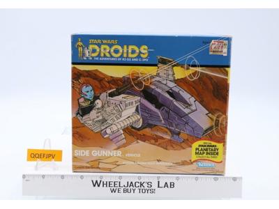 Side Gunner Complete W/ Box & Unused Stickers Star Wars Droids Kenner Vehicle