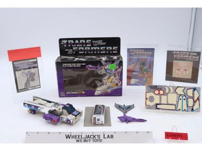 Octane W/ BOX 100% Complete 1986 Vintage G1 Transformers Hasbro Action Figure
