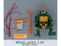 Talking Turtle Michaelangel 1991 TMNT Teenage Mutant Ninja Turtle w/ Quip Strips