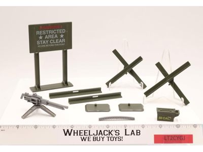 Machine Gun Defense Unit 100% Complete GI Joe 1984 Hasbro Action Figure Playset