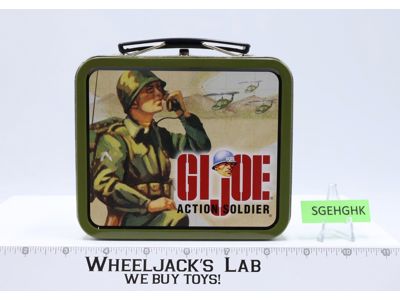 GI Joe Action Soldier Mini Metal Lunchbox 1998 Hasbro