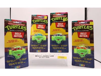Lot of Belt Biters Teenage Mutant Ninja Turtles 1990 Hope Ind. NEW SEALED
