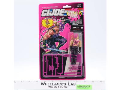 Banzai GI Joe Ninja Force 1992 Hasbro Action Figure NEW MOSC SEALED