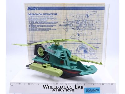 Dreadnok Swampfire 100% Complete 1986 GI Joe Hasbro Vintage Vehicle