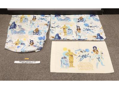 Star Wars Twin Bed Sheet Set 1977 Bibb Fitted & Top Sheet + Pillowcase