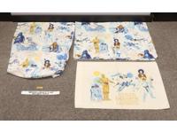 Star Wars Twin Bed Sheet Set 1977 Bibb Fitted & Top Sheet + Pillowcase