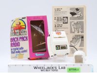 Back Pack Radio Crystal Radio Receiver Helmet Six Million Dollar Man 1975 Kenner