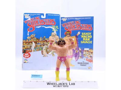 Randy Savage Wrestling Superstars WWF 1985 1986 Titan Sports 8" Cardback POSTER