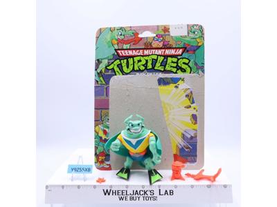 Ray Fillet w/ Cardback 100% Complete TMNT 1990 Playmates Vintage Action Figure