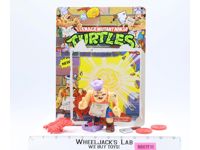 Pizza Face W/Cardback 100% Complete TMNT 1990 Playmates Action Figure