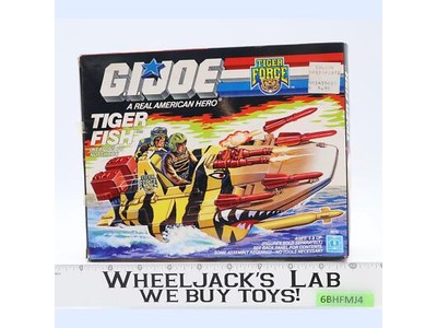 Tiger Fish GI Joe Tiger Force 1989 Hasbro Action Figure Vehicle NEW SEALED