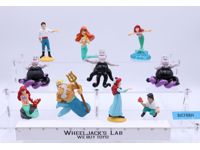 Lot of 10 PVC Figurines The Little Mermaid Disney Store Ariel Ursula Eric