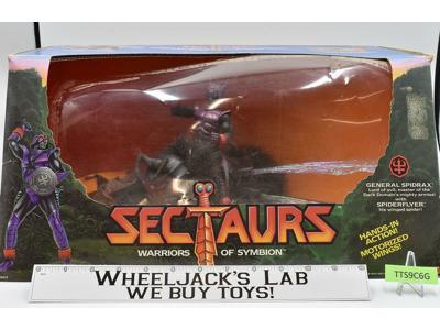 General Spidrax W/Spiderflyer Sectaurs Warriors of Symbion 1984 Coleco NEW MIB