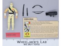Storm Shadow V1 100% Complete G.I. Joe 1984 Hasbro Vintage Action Figure
