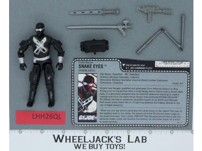 Snake Eyes V3 100% Complete G.I. Joe 1988 Hasbro Vintage Action Figure