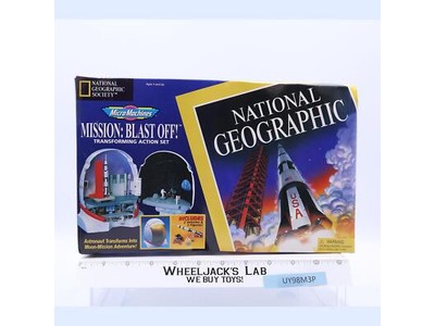 National Geographic Society Mission Blast Off! Micro Machines 1993 Galoob MISB