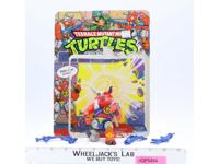 Groundchuck 100% Complete W/Card Teenage Mutant Ninja Turtles 1991 Playmates