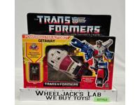 Getaway Powermaster 100% Complete W/BOX & INSERT 1988 Vintage G1 Transformers