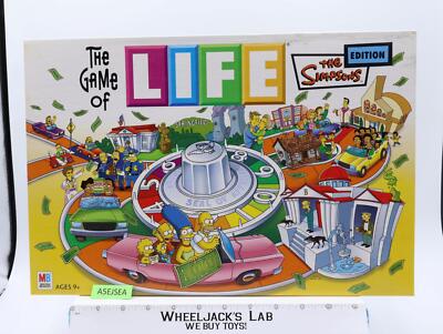 The Simpsons The Game of Life Complete Milton Bradley Board Game
