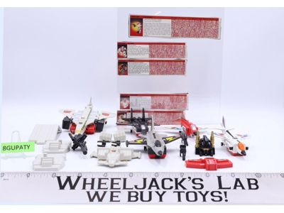 Superion Aerialbots Set 100% Complete Vintage 1986 G1 Transformers Hasbro