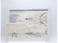 Combat Jet Skystriker (XP-14F) 1983 ORIGINAL Instructions Blueprints G.I. Joe