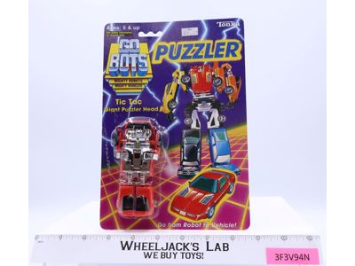 Tic Tac Giant Puzzler Head Gobots Puzzler 1985 Tonka Action Figure NEW SEALED