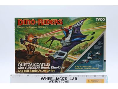 Quetzalcoatlus W/ Yungstar 100% Complete Dino Riders 1987 Tyco Action Figure