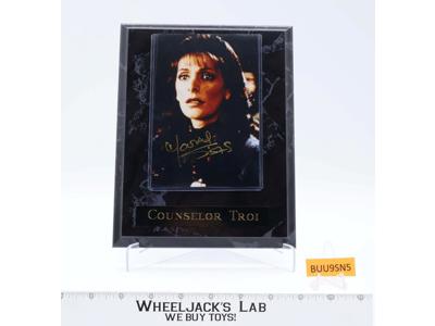 Deanna Troi Star Trek Next Generation Marina Sirtis AUTOGRAPHED 9x7 Plaque