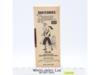 Hook Fighting Furies 1973 Sears Matchbox Action Figure NEW SEALED