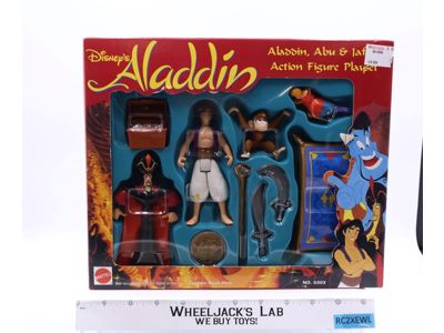 Aladdin Abu & Jafar Disney's Aladdin 1993 Mattel Action Figure Set NEW SEALED