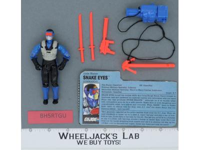 Snake Eyes V4 100% Complete 1991 G.I. Joe Hasbro Vintage Action Figure