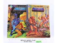 Lot of 2 Coloring Books He-Man Masters of the Universe MOTU 1984 Golden Mattel