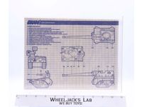 Cobra Maggot 1987 ORIGINAL Instructions Blueprints G.I. Joe Hasbro Action Figure