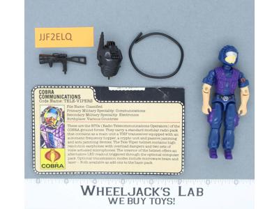 Tele-Vipers V1 100% Complete G.I. Joe 1985 Hasbro Vintage Action Figure