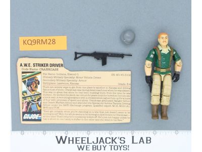 Crankcase V1 100% Complete G.I. Joe 1985 Hasbro Vintage Action Figure