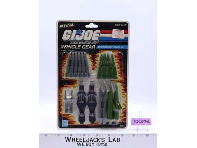 Vehicle Gear Accessory Pack #1 GI Joe 1986 Hasbro Figure MOSC SEALED NEW