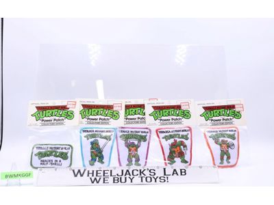 Lot of 5 Iron-On Patches Teenage Mutant Ninja Turtles TMNT Mirage Studios NEW