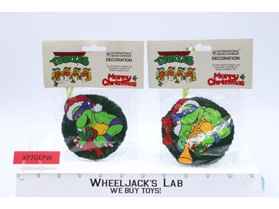 Leonardo Ornament X2 Teenage Mutant Ninja Turtle TMNT 1990 Mirage