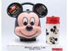 Mickey Mouse Head Lunch Kit W/ Thermos Disney Aladdin Ind. NEW
