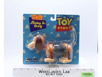 Slinky Dog Pull Toy Disney Toy Story 1996 James Industries 8" Long NEW SEALED