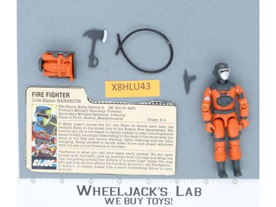 Barbecue V1 100% Complete G.I. Joe 1985 Hasbro Vintage Action Figure