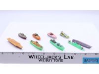 Lot of 8 Boats/Watercraft Vehicles 1988-89 Vintage Galoob Micro Machines