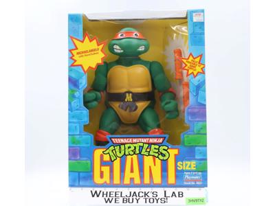 Giant Michelangelo Teenage Mutant Ninja Turtles 1989 Playmates NEW MIB